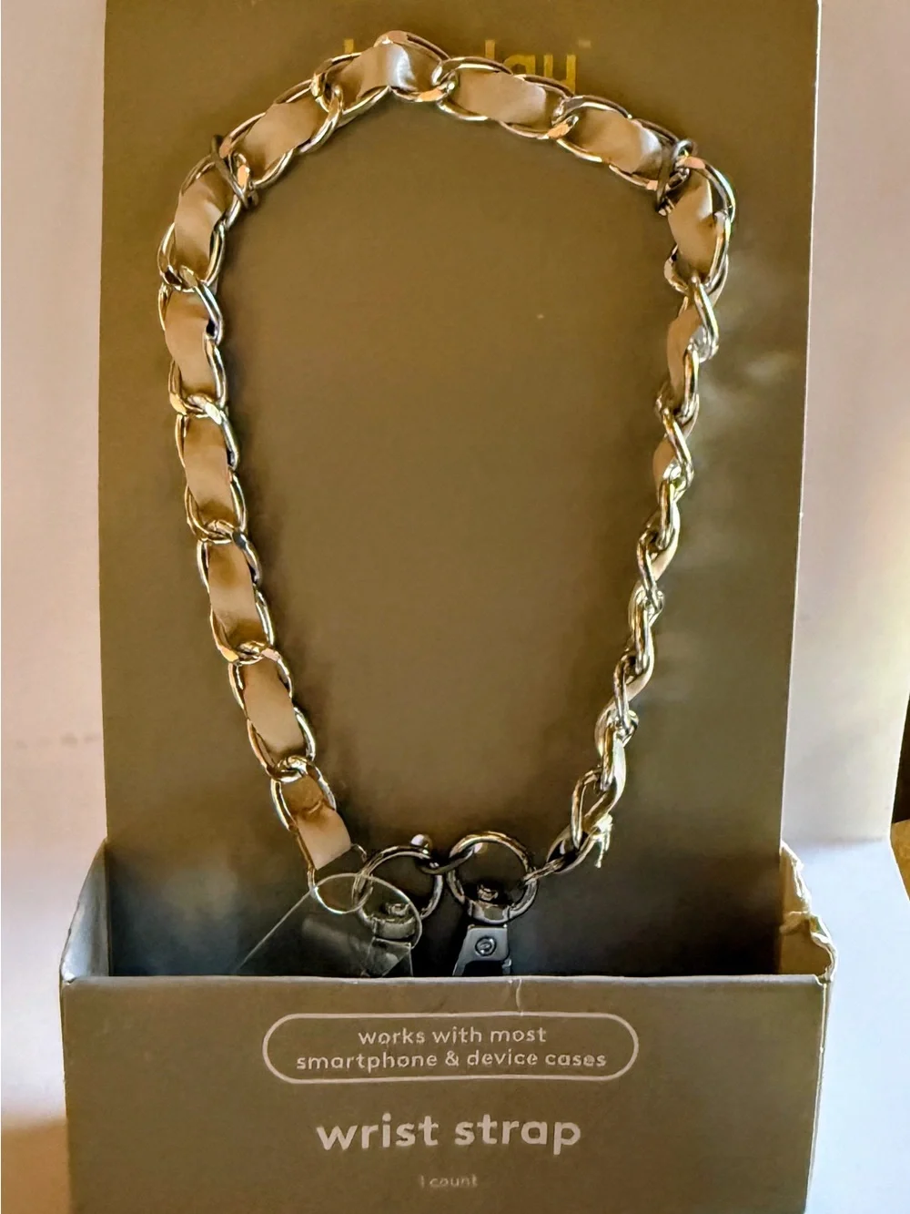 Wrist Strap Chain Necklace in Gold-Tone